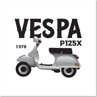 1978 Vespa P125X Posters and Art